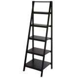 a-Frame Black Ladder Metal Display Shelf