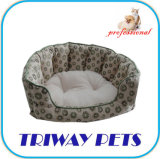 Comfort Printed Flannel Dog Bed