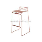 Stylish Modern Bar Stackable Metai Wire Side Chair for Bar or Restaurant