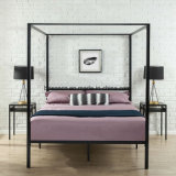Metal Framed Canopy Twin Bed