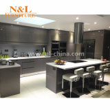 N&L Modern Modular MDF MFC Solid Wood Kitchen for Home Cabinet Furniture