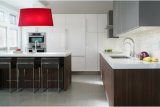 Apartment Tranditional PVC Finish Small Kitchen Cabinet