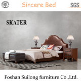 A03 Fabric Bed Leather Bed American Style