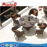 Outdoor PE Rattan Wicker Patio Dining Chair Table Set