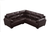 Brown Corner Genuine Leather Sofa