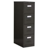 Deep Black Color Vertical File Storage Cabinet Furniture