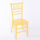 China Yellow Solid Wood Chiavari Ballroom Chair