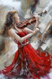 3D Metal Wall Decor Oil Painting for Musician