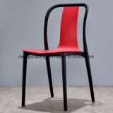 Plastic Dining Chair Two Separated Colors