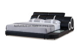 Big Size Modern Leather Double Bed for Bedroom