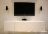 Home Designer Furniture Wall Hung Corian Living Room Cabinet