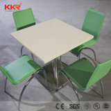Artificial Marble Solid Surface Restaurant Square Table (T1711277)