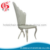 White Wing PU Leather Upholstered Restaurant Chair