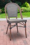 Outdoor Patio Leisure Home Hotel Office Aluminum Bamboo Textilene Dining Chair (7361T)
