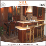2017 Elegant Luxury Solid Wood Kitchen Cabinet Furniture