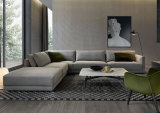 Home Furniture Modern L Shape Sectional Fabric Corner Sofa