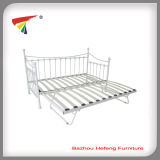 Metal Bed Furniture Wooden Slats Folding Futon Day Bed