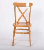 Natural Oak Wood Crossback Chair for Wedding and Event