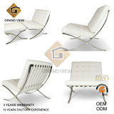 White Leather Leisure Chair (GV-BC02)