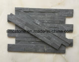 10*40cm Hot Sale Natural Black Slate Building Stone (HHSC10X40-002)