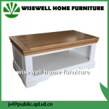 Wood Modern Furniture Bi-Color Oak Coffee Table