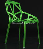 Painted Metal Legs with Plastic Seating Stack Chair (LL-0042)