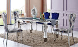 Modern Glass Dining Room Furniture with Rectangle 59