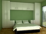 White Color MDF Modern Bedroom Wardrobe Cabinets for Sale