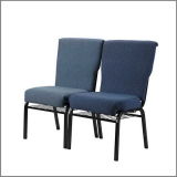 Leadcom Fabric Padded Stackable Church Chairs for Sale (LS-522)