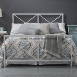 Metal Full Bed with Wood Slats (OL17200)