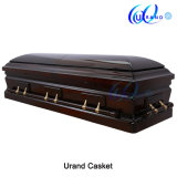 Special Quilt High Gloss Velvet Coffin and Casket