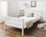 Single Bed in White 3FT Single Bed Wooden Frame White