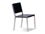 Elle Woven Leather Dining Chair