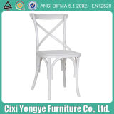 Solid PP Plastic Cross Back Chair