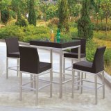Outdoor Furniture Garden Furniture Rattan Chair Tabe Bar Set (TG-JW85)
