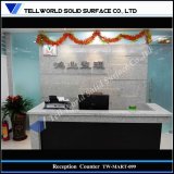 Commercial Acrylic Solid Surface Office Front Reception Desk Design (TW-MART-099)