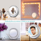 2017 New Arrive 3 in 1 Design LED Light Makeup Mirror with Table Lamp