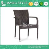 Rattan Dining Chair for Hotel Project Chair Stackable Chair Outdoor Wicker Chair Dining Chair with Armrest