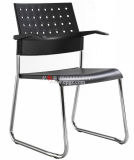 School Strong Plastic Office Chair with Armrest Suitable for Any Area