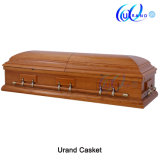 Oak Veneer Natural Surface American Loved Coffin and Casket