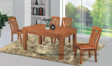 Old Fashion Solid Wood Dining Tables of Rubber Wood