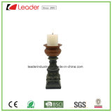 Polyresin Pillar Candle Holder Figurine for Home and Garden Decoraiton