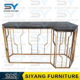 Mirrored Furniture Hallway Table Gold Marble Table Console Table