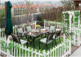 Outdoor /Rattan / Garden / Patio/ Hotel Furniture Cast Aluminum Chair & Table Set (HS3172C&HS 7606DT)
