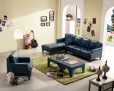 Modern Home Living Room Furniture L-Shape Leather Couches and Sofa