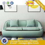 Modern Hotel Furniture Metal Legs Leather Sofa (HX-8NR2193)