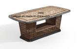 Outdoor / Garden / Patio/ Rattan& Aluminum Table with Marble Tabletop HS7602dt