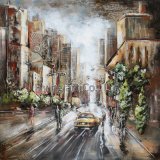 Beautiful Handmade Oil Painting 3D for Mosern City