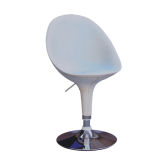 Chromed Base Popular Rotary Party Dining PVC Bar Chair (FS-100PVC)
