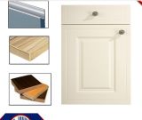 PVC MDF Kitchen Cabinet Doors   with Handle and Edge Banding (zhuv)